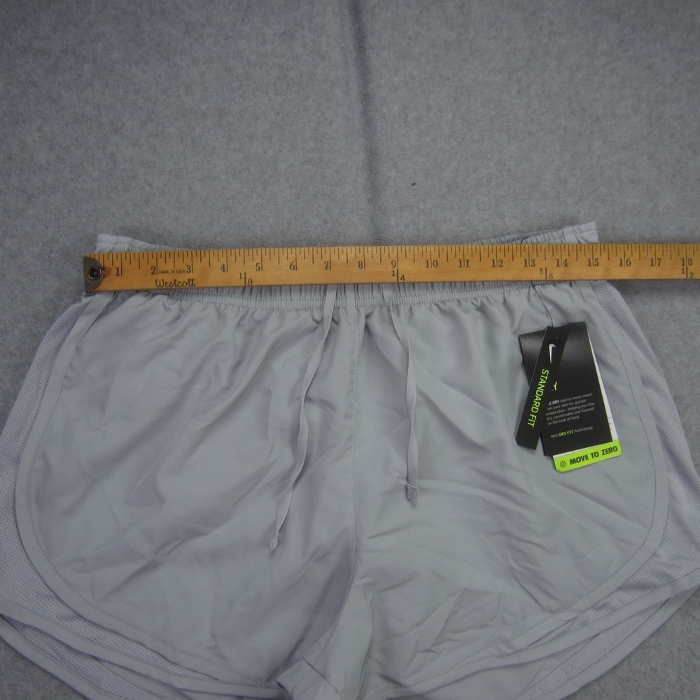 Nike Shorts Womens Large Gray Dri Fit Running Tempo Athletic - Picture 4 of 11